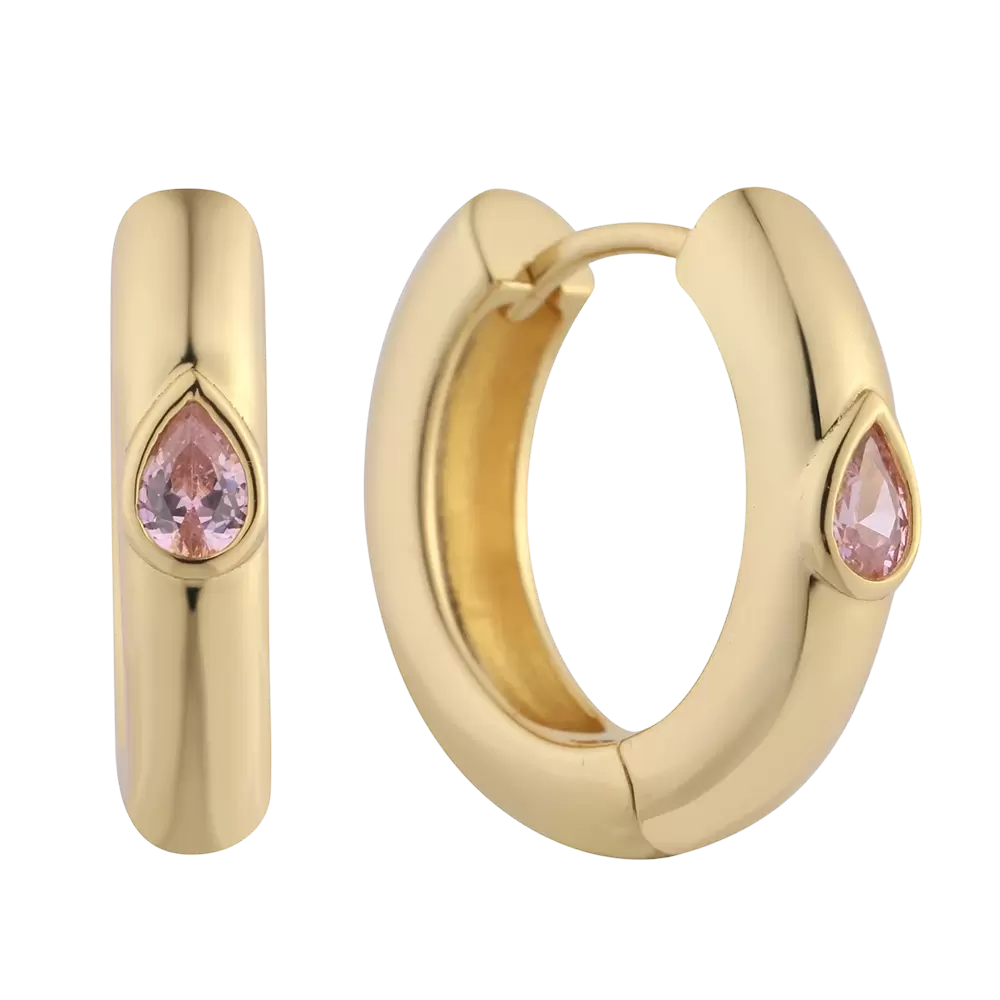 E07750 925 스털링 실버 큐빅 지르코니아 귀걸이