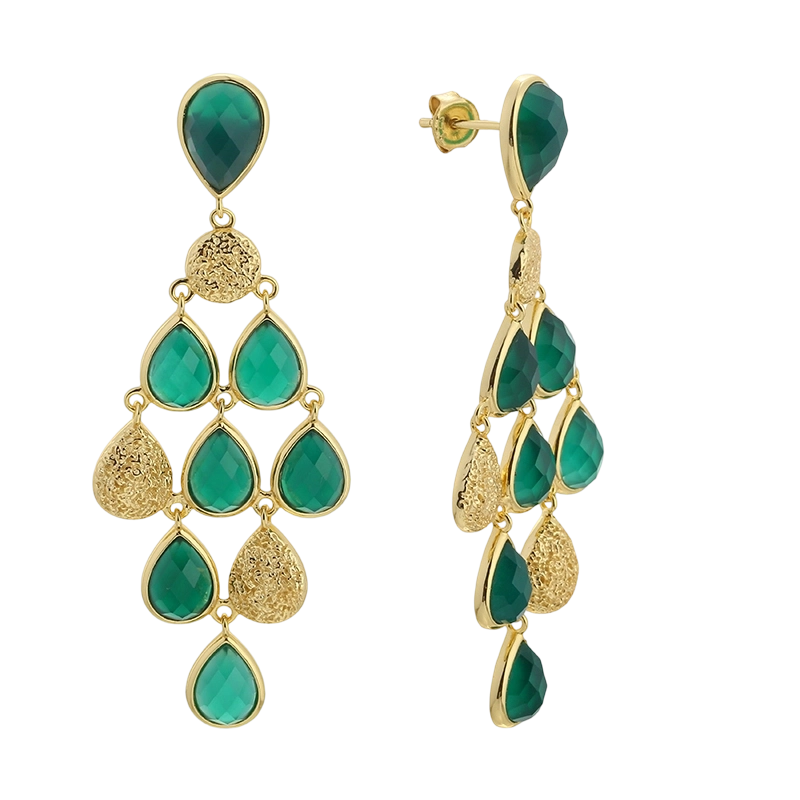 E08269 925 스털링 실버 바로크 진주 귀걸이